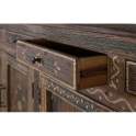 Aparador Oriental Rustico 4 Puertas 4 Cajones - Serie Agarden