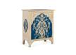 Aparador Pequeño Oriental 2 Puertas Decoracion Floral Arfian