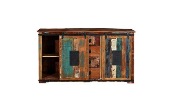 Aparador Pequeño Puertas Correderas Vintage Retro Agelelli