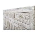 Aparador Provenzal Blanco Decape 3 Puertas 3 Cajones Atriadas