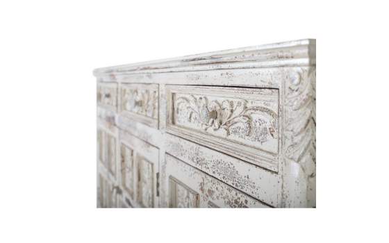 Aparador Provenzal Blanco Decape 3 Puertas 3 Cajones Atriadas