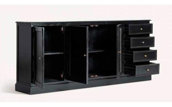 Aparador Provenzal Comedor 3 Puertas 4 Cajones Serie Zenica Aparador Provenzal Comedor 3 Puertas 4 Cajones Serie Zenica