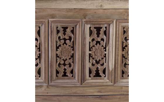 Aparador Puertas Correderas Madera Reciclada Oriental Recicle