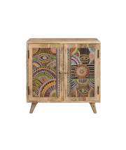 Aparador  2 Puertas  Diseño Colores Indio Americano Boho
