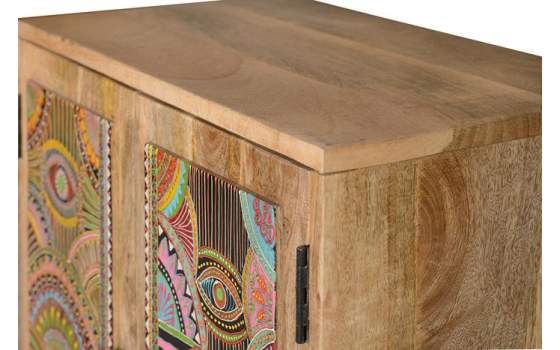 Aparador  2 Puertas  Diseño Colores Indio Americano Boho