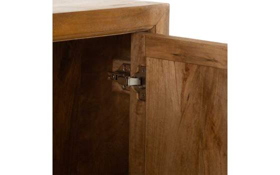 Aparador Recibidor 4 Puertas y Estante Madera Maciza Albre