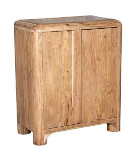 Aparador Recibidor Madera Acacia Natural Serie Anzar