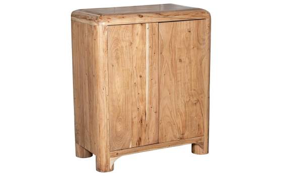 Aparador Recibidor Madera Acacia Natural Serie Anzar