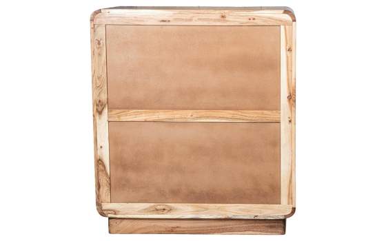 Aparador Recibidor Madera Mango Natural 2 Puertas Agassiz