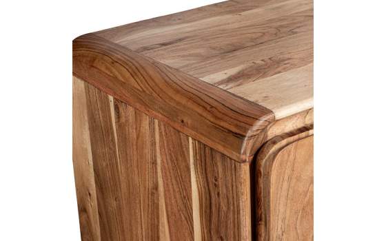 Aparador Recibidor Madera Mango Natural 2 Puertas Agassiz