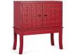 Aparador Recibidor Oriental Rojo 2 Puertas - Serie Akai