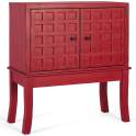 Aparador Recibidor Oriental Rojo 2 Puertas - Serie Akai