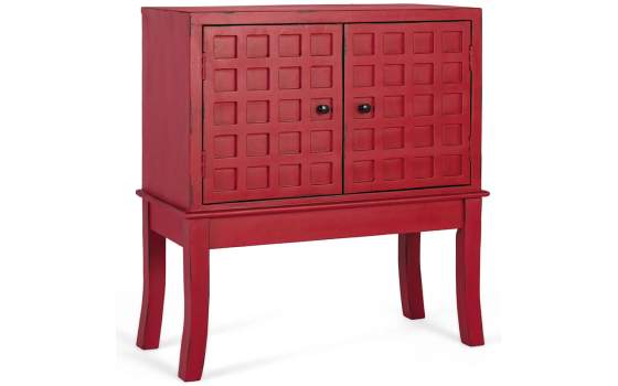 Aparador Recibidor Oriental Rojo 2 Puertas - Serie Akai