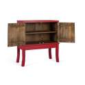 Aparador Recibidor Oriental Rojo 2 Puertas - Serie Akai