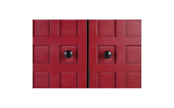 Aparador Recibidor Oriental Rojo 2 Puertas - Serie Akai