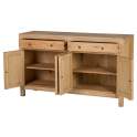 Aparador Rustico 4 Puertas 2 Cajones - Serie Apelby