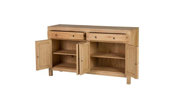 Aparador Rustico 4 Puertas 2 Cajones - Serie Apelby