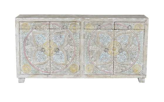 Aparador Rustico 4 Puertas 4 Cajones Blanco Decape Adriost Aparador Rustico 4 Puertas 4 Cajones Blanco Decape Adriost