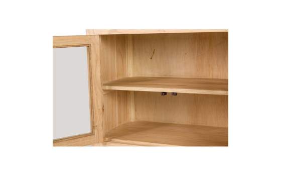 Aparador Rustico 4 Puertas Acristaladas 2 Cajones  Apelby