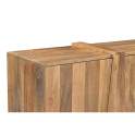 Aparador Rustico 4 Puertas Madera Maciza 200 cm - Serie Albon