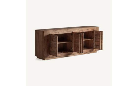 Aparador Rustico 4 Puertas Madera Reciclada Serie Truel