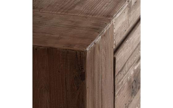 Aparador Rustico 4 Puertas Madera Reciclada Serie Truel