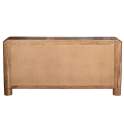Aparador Rustico Cantos Redondos 4 Puertas Acacia Serie Anzar