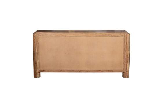 Aparador Rustico Cantos Redondos 4 Puertas Acacia Serie Anzar