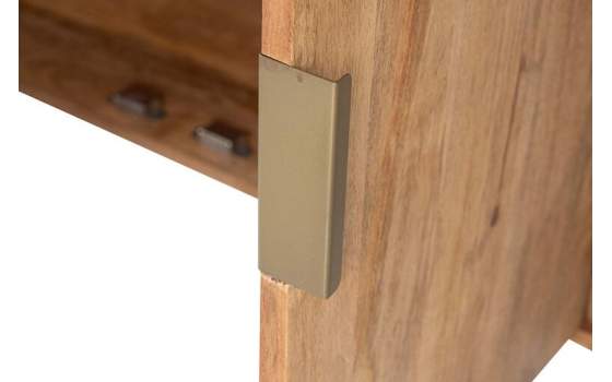 Aparador Rustico Madera Mango y Marmol Serie Felo