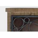 Aparador Rustico Madera Metal 4 Puertas Serie Arnizo