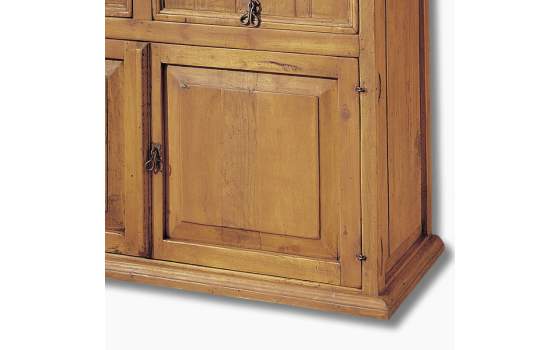 Aparador Rustico Mejicano 2 Puertas 2 Cajones Madera Maciza