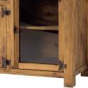 Aparador Rustico Mejicano 4 Puertas 6 Cajones Pino Macizo