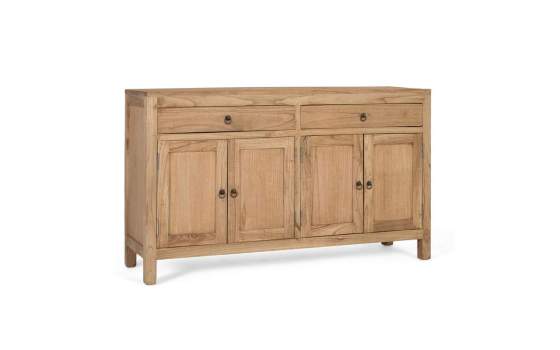 Aparador Rustico Mindi 2 Cajones 4 Puertas Serie Ammon