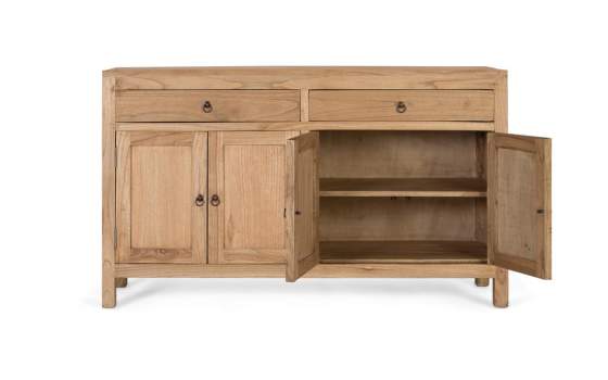 Aparador Rustico Mindi 2 Cajones 4 Puertas Serie Ammon