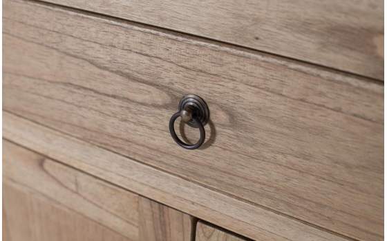 Aparador Rustico Mindi 2 Cajones 4 Puertas Serie Ammon