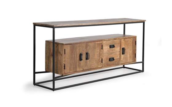 Aparador Salón Industrial 3 Puertas 2 Cajones Serie Arcino