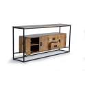 Aparador Salón Industrial 3 Puertas 2 Cajones Serie Arcino