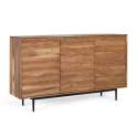 Aparador Salon Actual 3 Puertas Madera de Acacia Serie Alicock