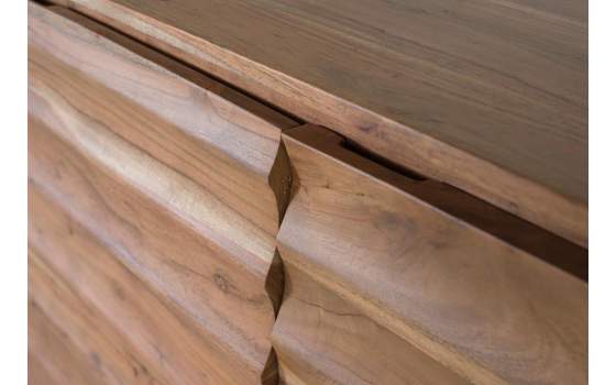 Aparador Salon Actual 3 Puertas Madera de Acacia Serie Alicock