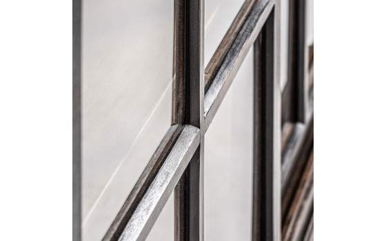 Aparador Salon Contemporaneo 2 Puertas Cristal Serie Nuchis