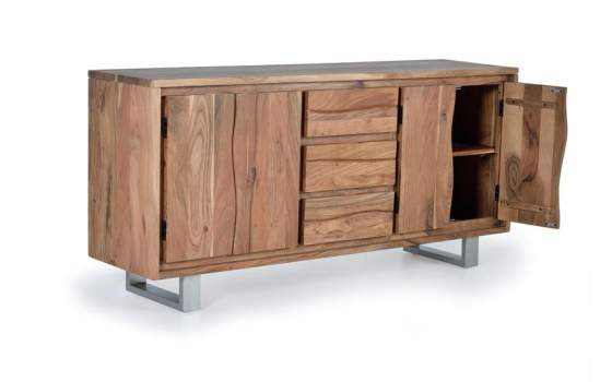 Aparador Salon Madera Acacia Estilo Actual Aratany