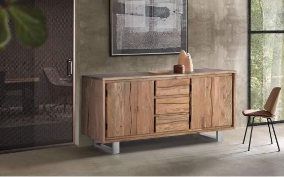 Aparador Salon Madera Acacia Estilo Actual Aratany