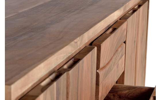 Aparador Salon Madera Acacia Estilo Actual Aratany
