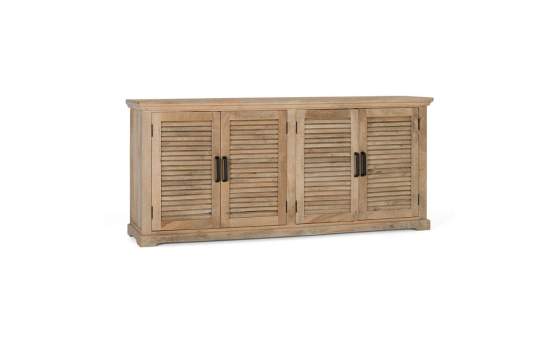 Aparador Salon Madera Natural Grande 4 Puertas Serie Ardisna