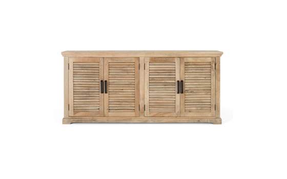 Aparador Salon Madera Natural Grande 4 Puertas Serie Ardisna