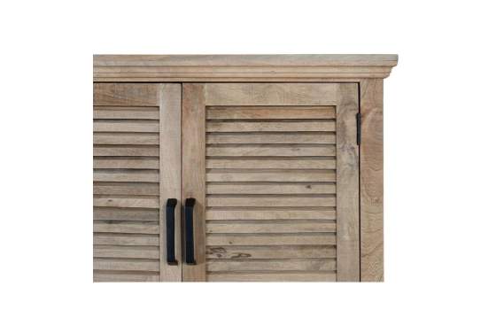 Aparador Salon Madera Natural Grande 4 Puertas Serie Ardisna