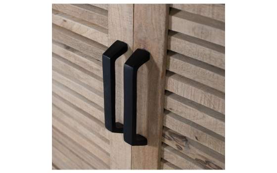 Aparador Salon Madera Natural Grande 4 Puertas Serie Ardisna