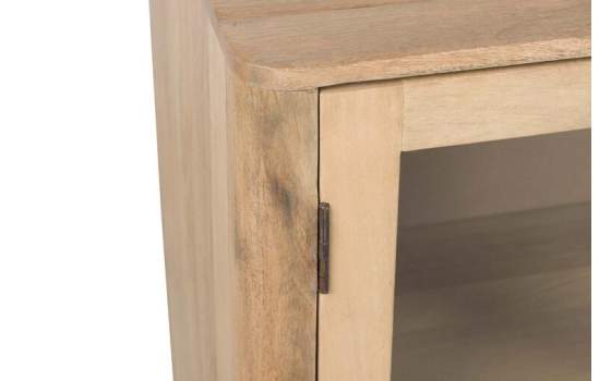 Aparador Salon Rustico Actual 4 Puertas Acristaladas Serie Felo