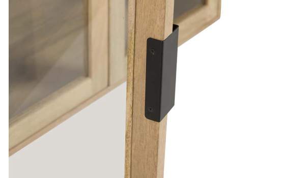 Aparador Salon Rustico Actual 4 Puertas Acristaladas Serie Felo