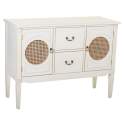 Aparador Vintage Blanco 2 Cajones 2 Puertas Serie Rivazza